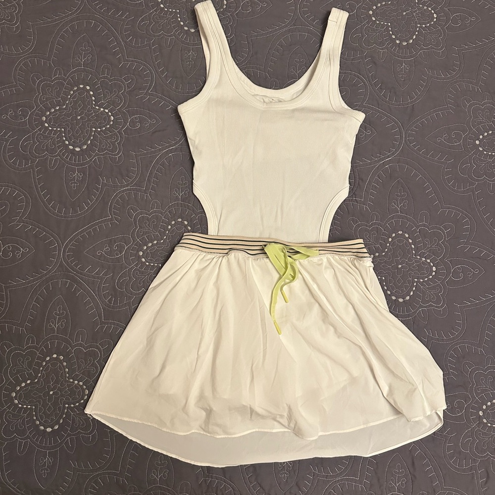 Aerie White Athletic Dress